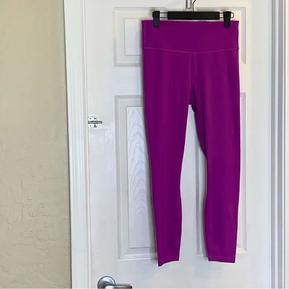 The North Face Elevation 7/8 Length Leggings Purple Cactus Flower Size Medium